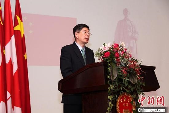 資料圖：中國(guó)駐加大使叢培武。<a target='_blank' href='/'>中新社</a>記者 余瑞冬 攝