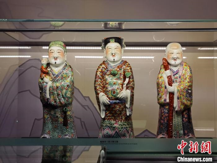 福祿壽三星人物立像?！∩虾Ｊ袣v史博物館 供圖