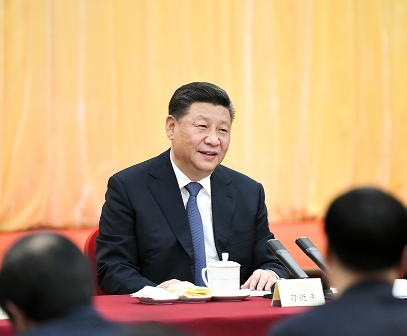 2019年3月4日下午，習(xí)近平總書記看望參加全國政協(xié)十三屆二次會議的文化藝術(shù)界、社會科學(xué)界委員，并參加聯(lián)組會，聽取意見和建議。