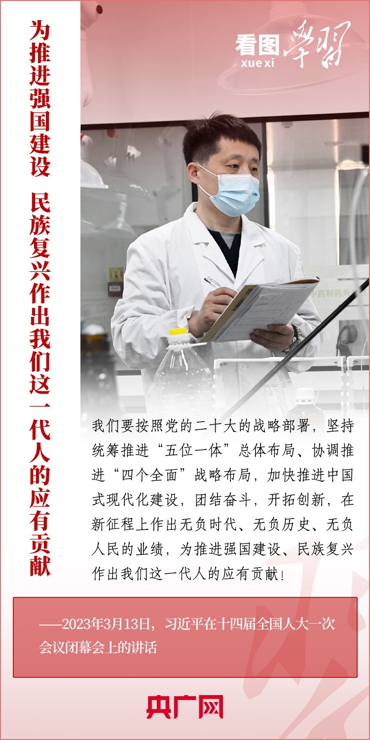 看圖學(xué)習(xí)丨為推進(jìn)強(qiáng)國建設(shè)、民族復(fù)興作出我們這一代人的應(yīng)有貢獻(xiàn)