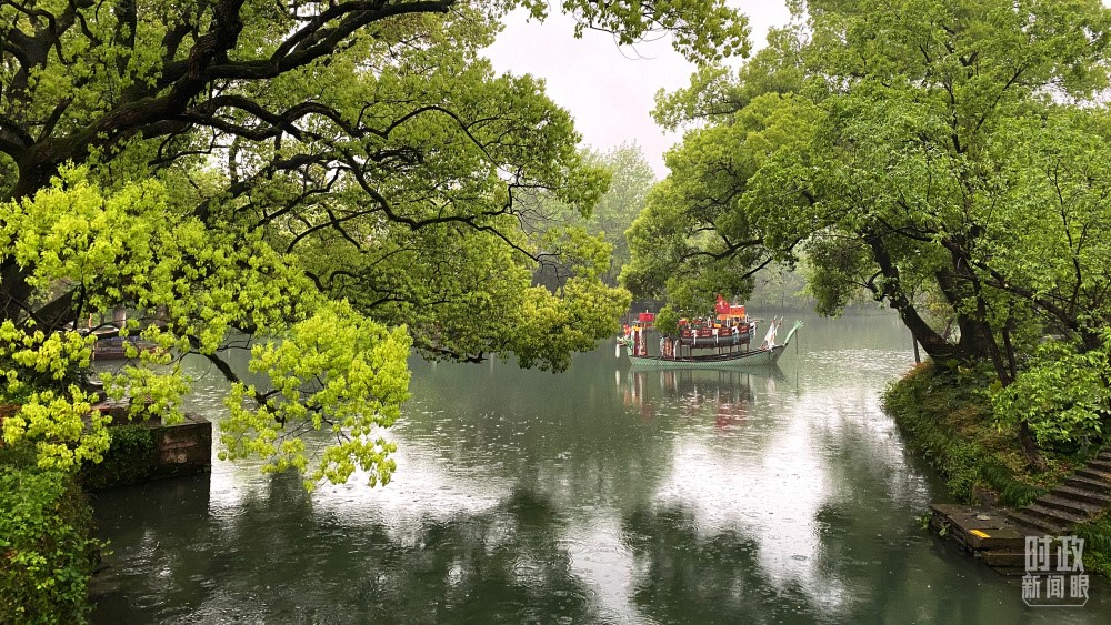 杭州西溪國(guó)家濕地公園是全國(guó)首個(gè)國(guó)家濕地公園。（總臺(tái)央視記者李輝拍攝）