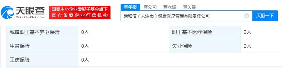 天眼查截圖。