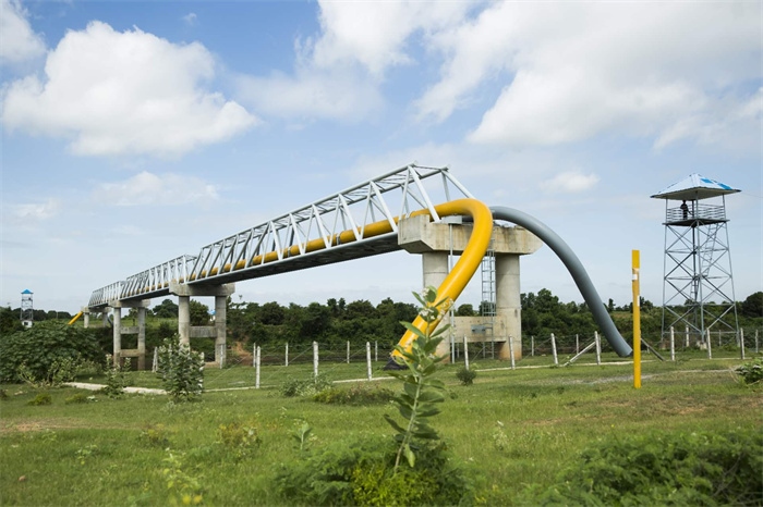 中緬油氣管道跨越河段。中油國(guó)際管道公司供圖