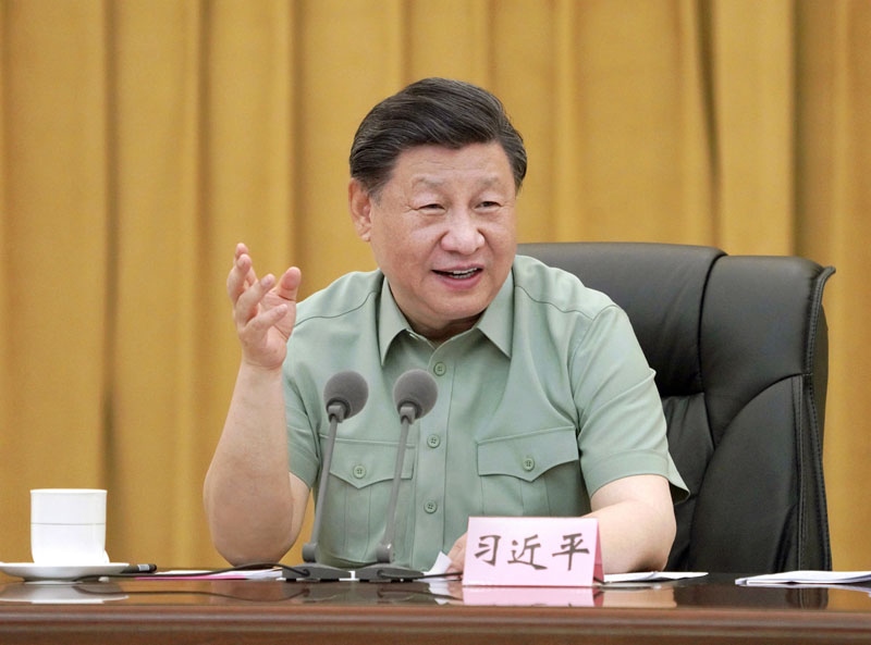 2023年7月26日，習(xí)近平到西部戰(zhàn)區(qū)空軍視察。