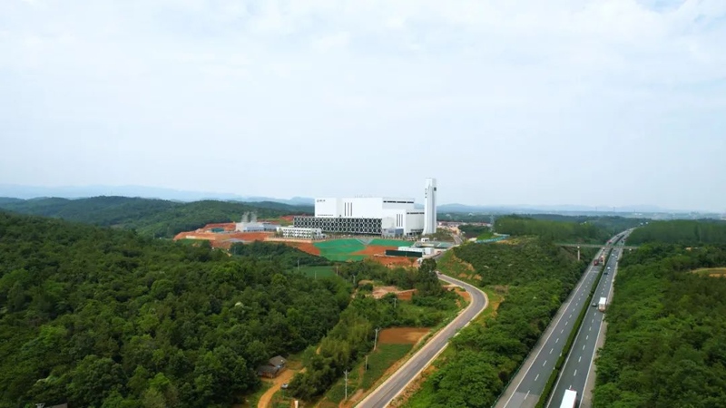 湖北省宜昌市生活垃圾發(fā)電特許經(jīng)營項目。陳臣攝