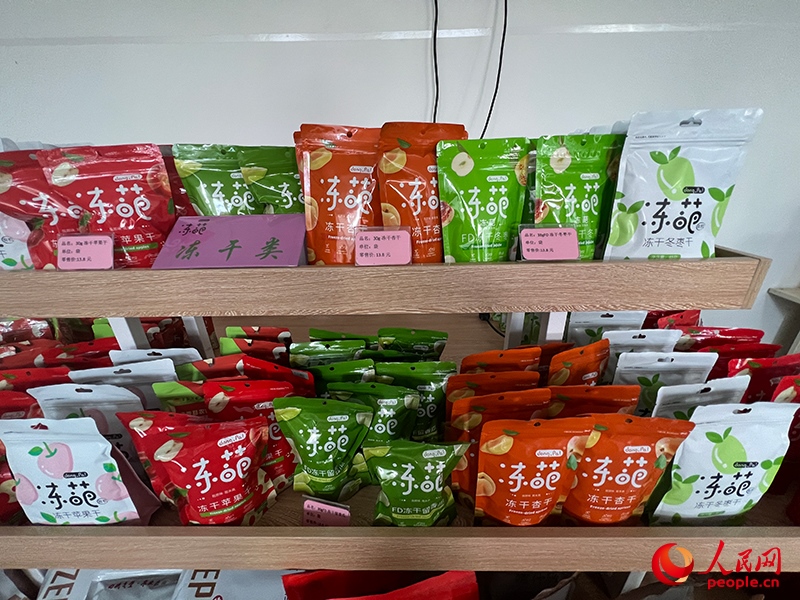 各種凍干食品。人民網(wǎng)記者 常雪梅攝