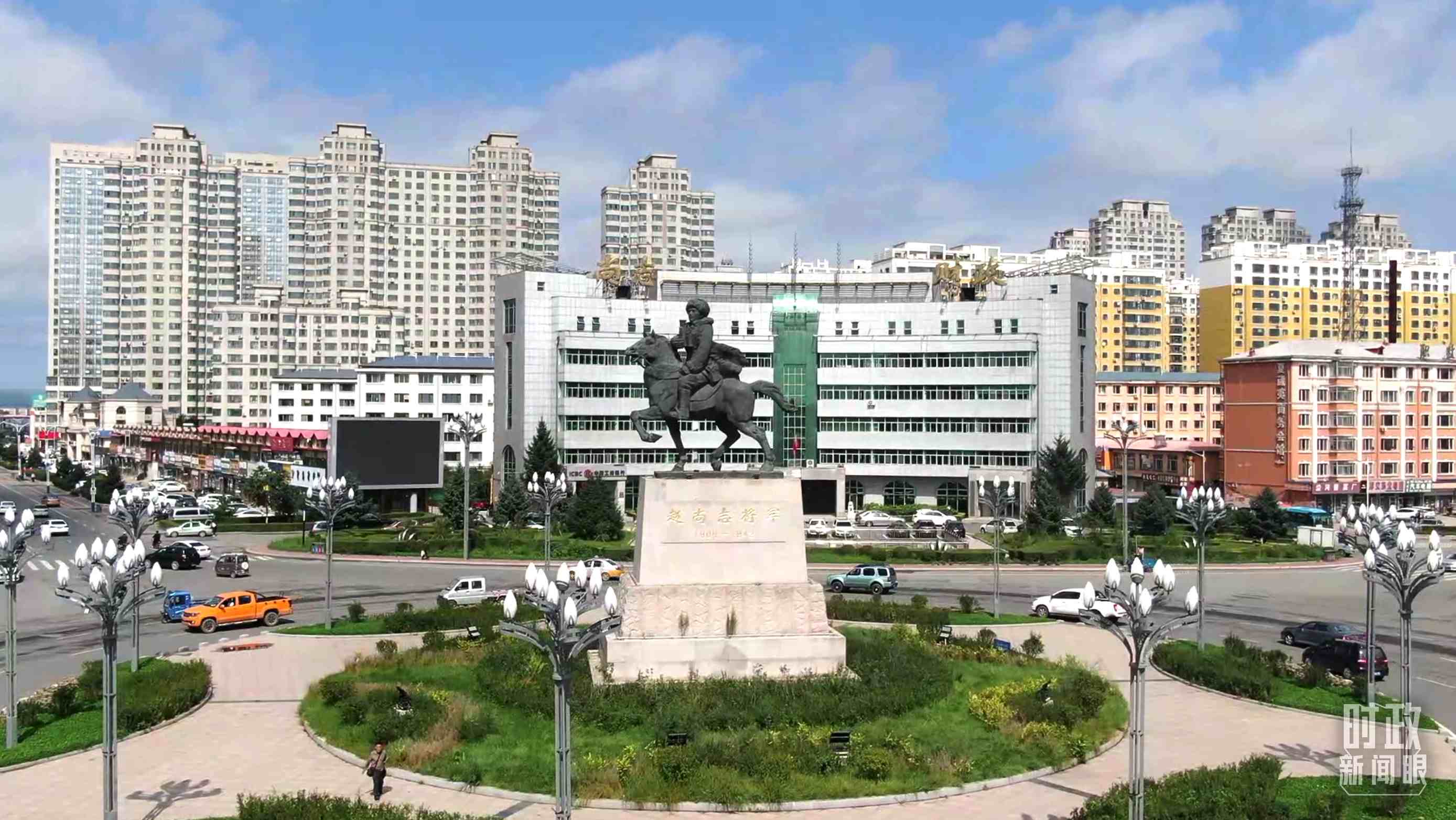 △哈爾濱市尚志市航拍。（總臺央視記者張耿生拍攝）