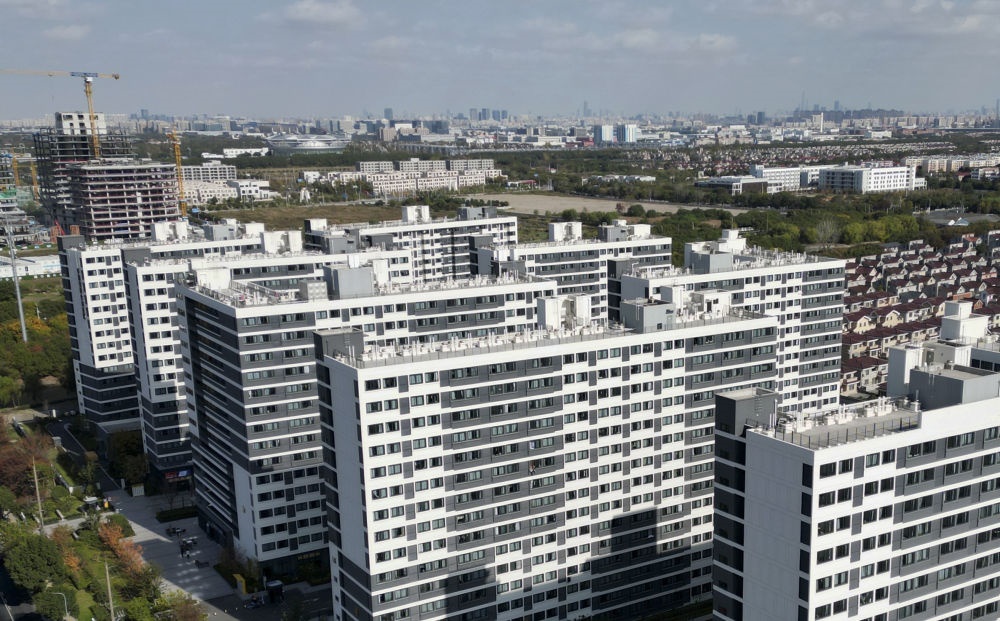 社區(qū)外景（無人機照片）。