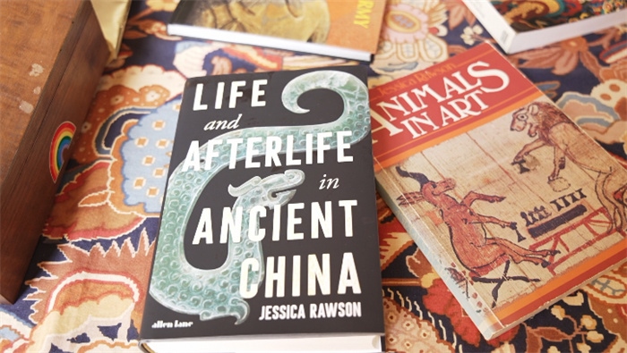 羅森教授新書《古代中國的今生與來世》。黃鏗攝