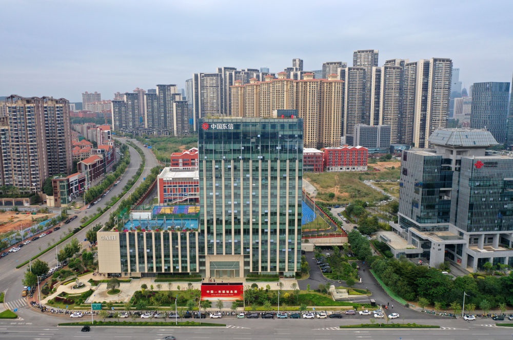 中國(guó)—東盟信息港（無(wú)人機(jī)照片）。