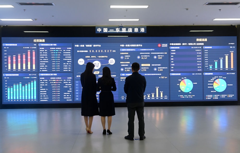 中國(guó)—東盟信息港股份有限公司展廳。