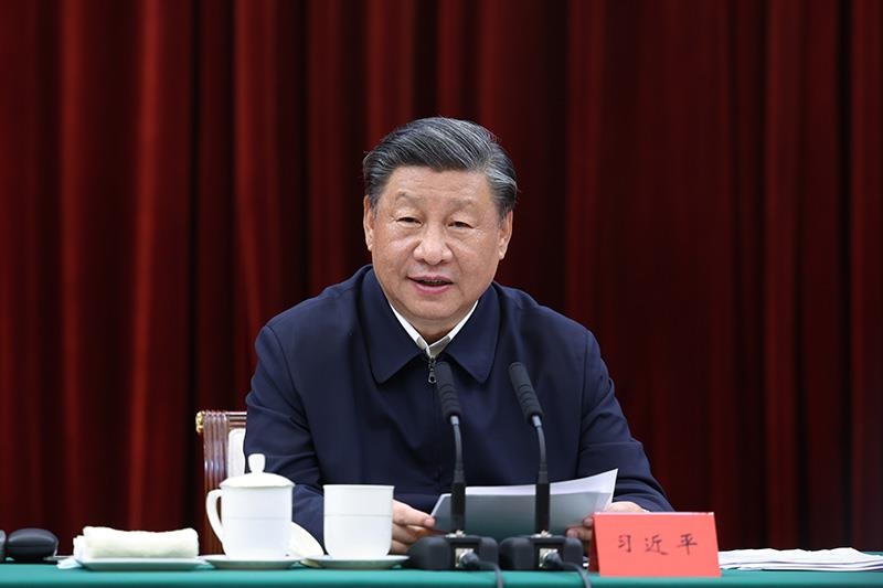△2023年10月12日，習(xí)近平總書記在江西南昌市主持召開進一步推動長江經(jīng)濟帶高質(zhì)量發(fā)展座談會并發(fā)表重要講話。