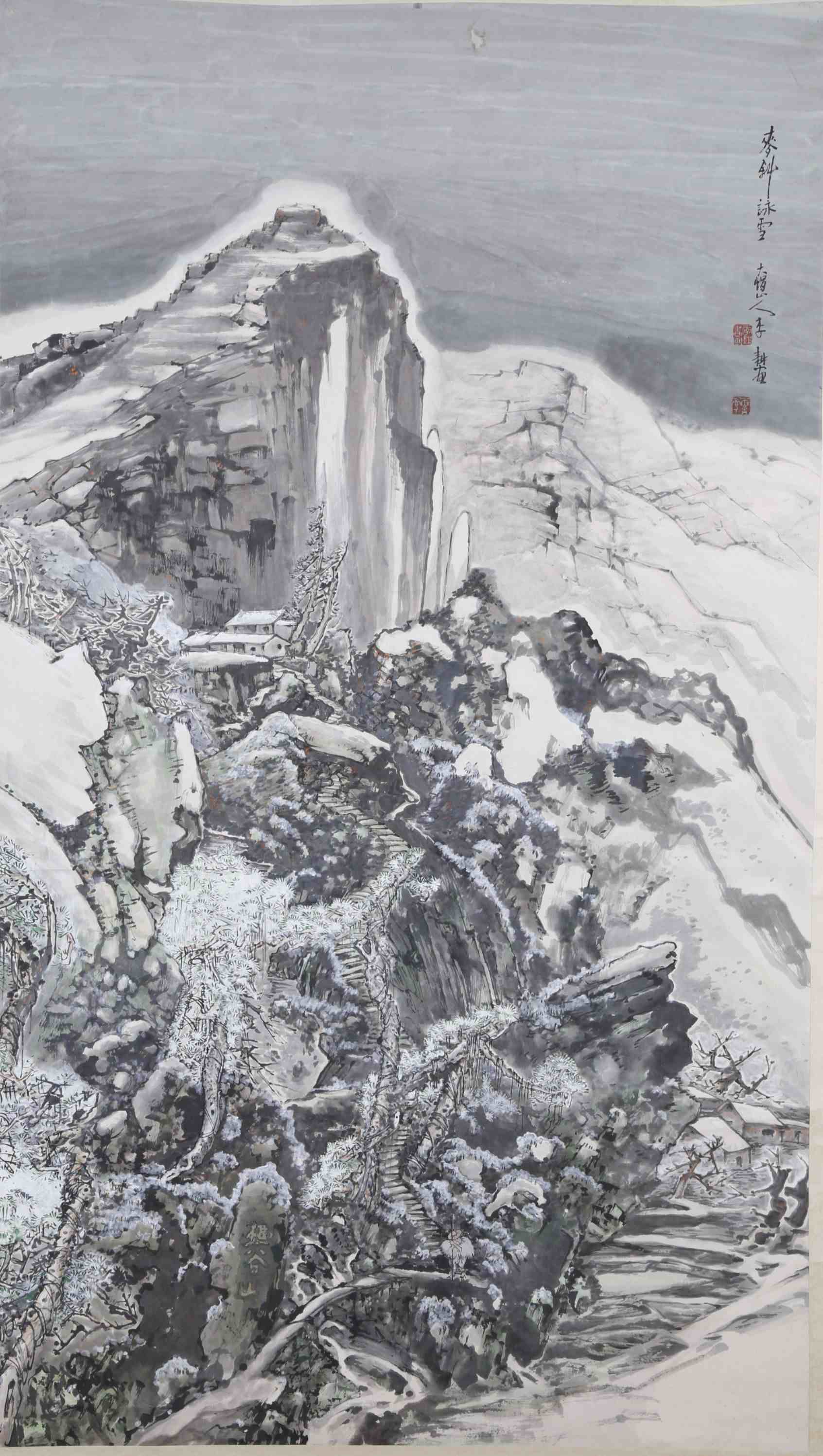 李耕畫作。(仙游縣博物館供圖)