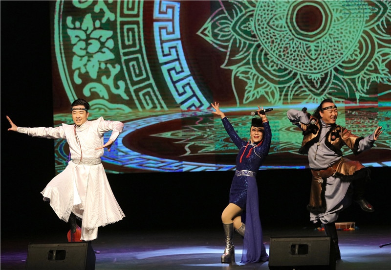 2024年“四海同春”慰?jī)S訪演團(tuán)亞太團(tuán)新西蘭惠靈頓演出現(xiàn)場(chǎng)。圖片由陸欣讌、孟韜、葉勇提供