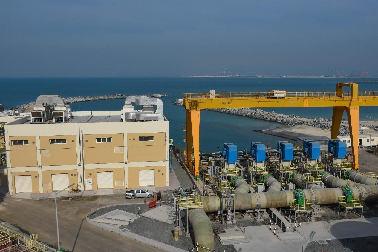 海水取水泵房。山東電建三公司供圖