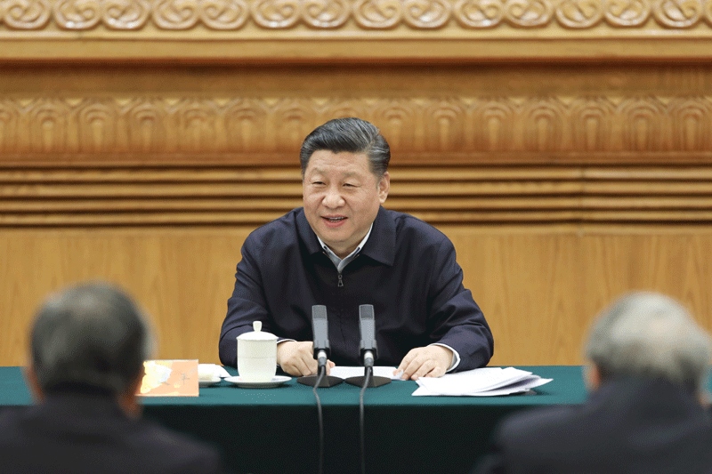 2019年3月18日，習(xí)近平總書記在北京主持召開學(xué)校思想政治理論課教師座談會并發(fā)表重要講話。