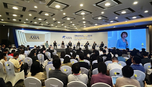博鰲亞洲論壇2024年年會“人工智能全球治理”分論壇。人民網(wǎng)記者 喬雪峰攝
