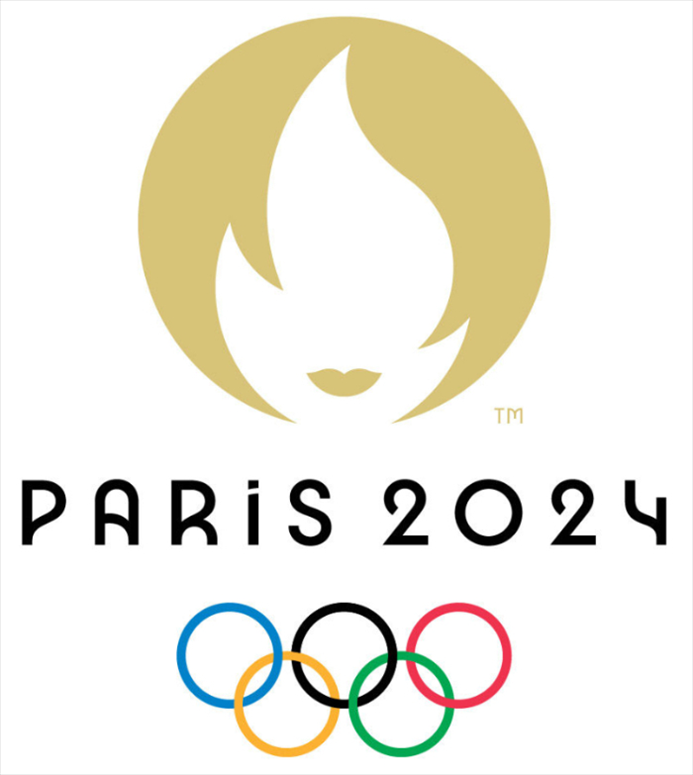2024年巴黎奧運會會徽。新華社發(fā)（巴黎奧組委供圖）