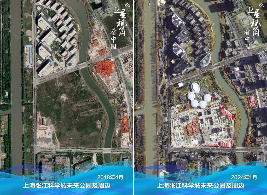 張江科學(xué)城未來公園從無到有，將打造代表人工智能發(fā)展最前沿、最高端成果的集中展示區(qū)、產(chǎn)業(yè)集聚區(qū)。