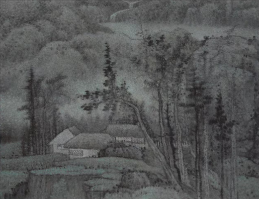 王秦生畫作《晨寂》。主辦方供圖