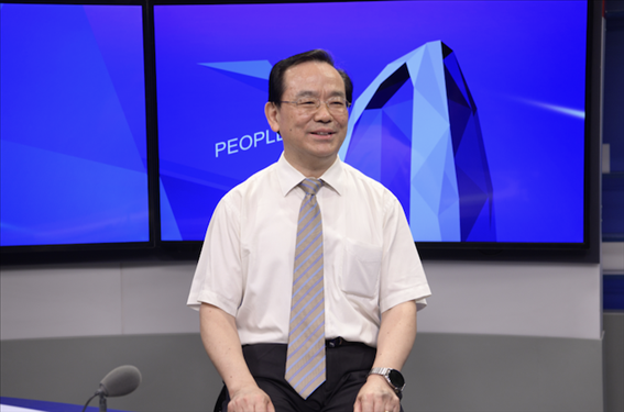中國(guó)人民大學(xué)法學(xué)院教授、博士生導(dǎo)師楊建順。人民網(wǎng)記者 王曉嘯攝