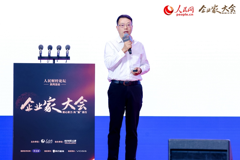 郎酒股份副董事長(zhǎng)付饒。人民網(wǎng)記者 孫博洋攝