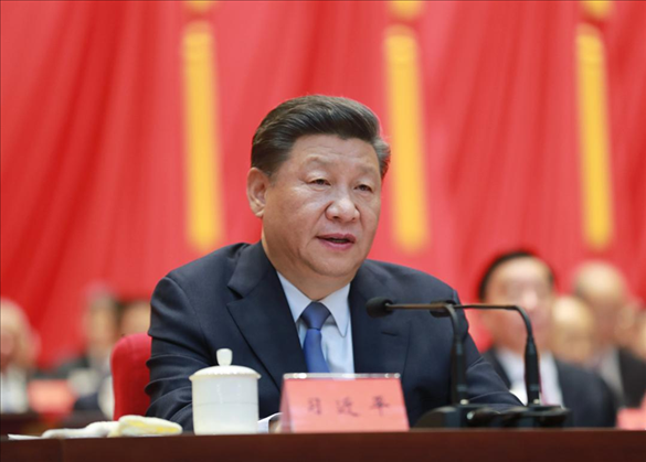 2019年9月20日，中央政協(xié)工作會(huì)議暨慶祝中國人民政治協(xié)商會(huì)議成立70周年大會(huì)在全國政協(xié)禮堂召開。中共中央總書記、國家主席、中央軍委主席習(xí)近平出席大會(huì)并發(fā)表重要講話。新華社記者 丁林 攝