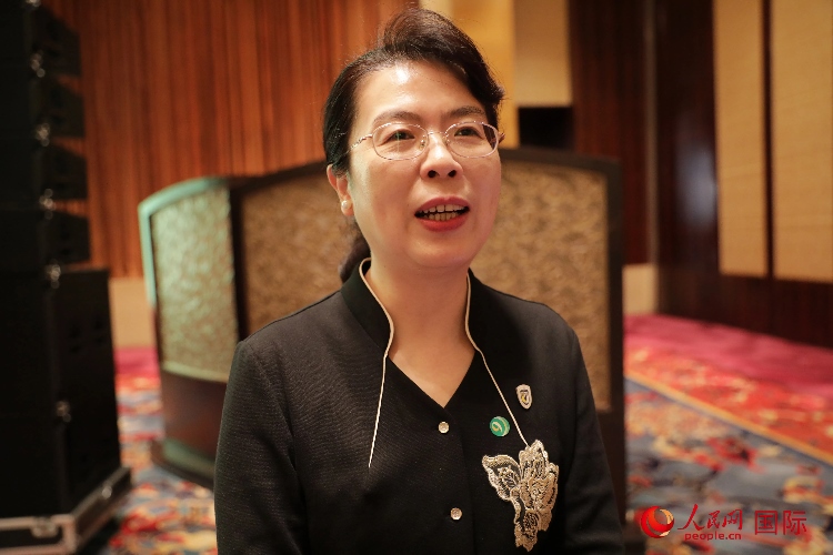 北京外國語大學亞洲學院院長、中國馬來研究中心主任蘇瑩瑩教授接受人民網(wǎng)采訪。人民網(wǎng) 王婧攝