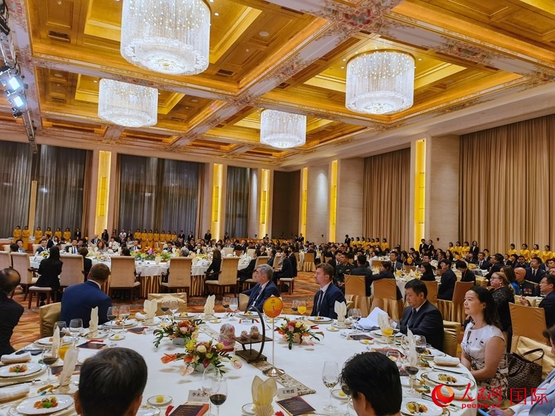 慶祝中俄建交75周年招待會(huì)在京舉行。人民網(wǎng)記者 李明琪攝