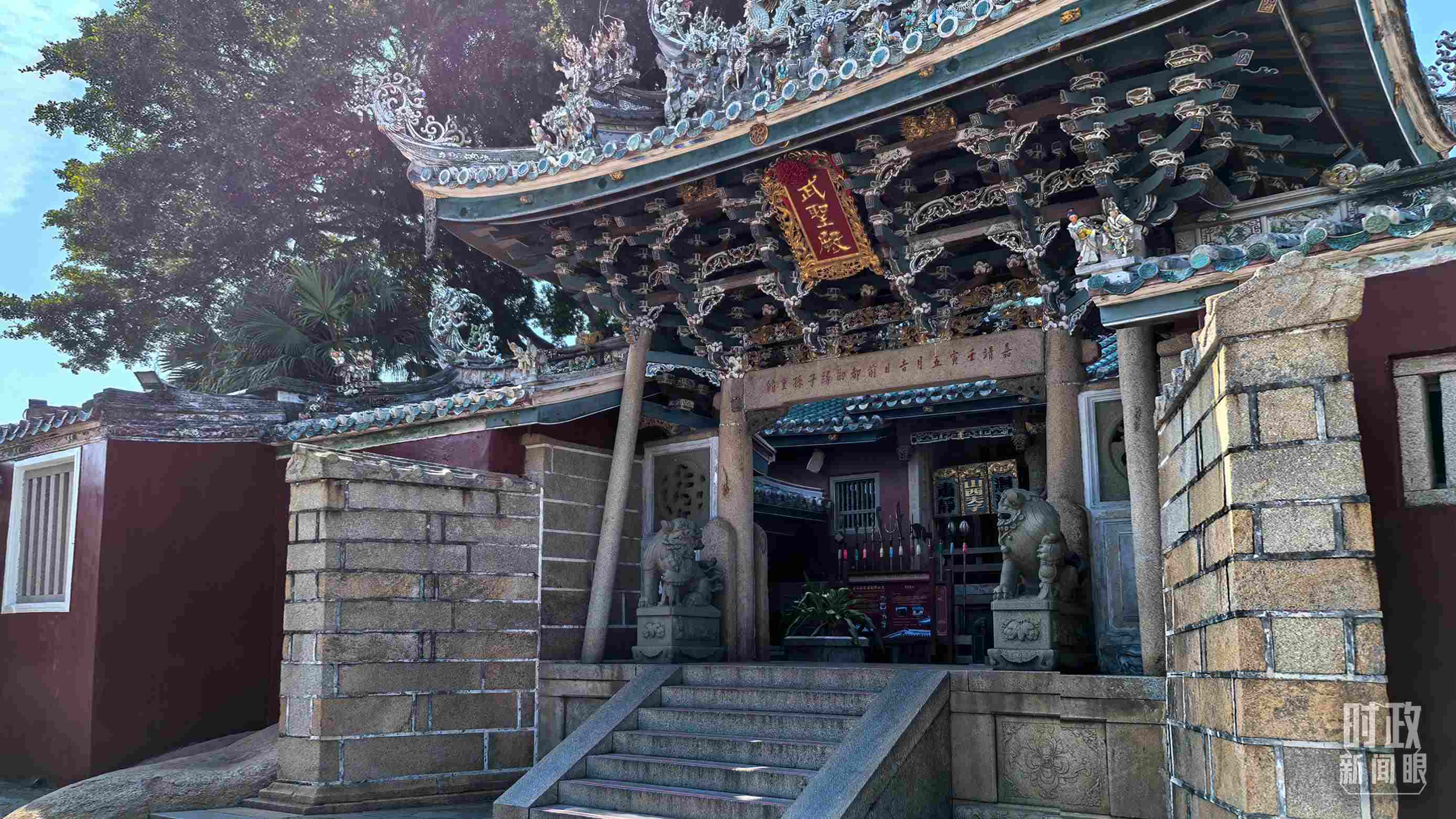△關(guān)帝文化產(chǎn)業(yè)園。（總臺(tái)央視記者陸泓宇拍攝）