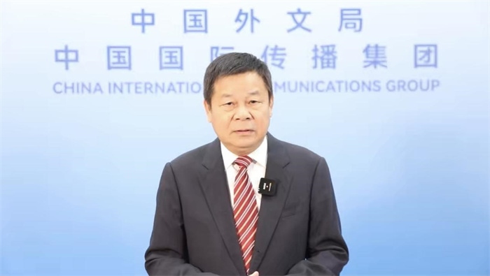 杜占元視頻致辭。主辦方供圖
