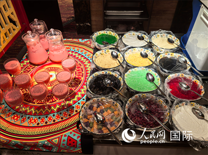 馬來西亞美食節(jié)現(xiàn)場準備的美食。人民網(wǎng) 楊春燕攝