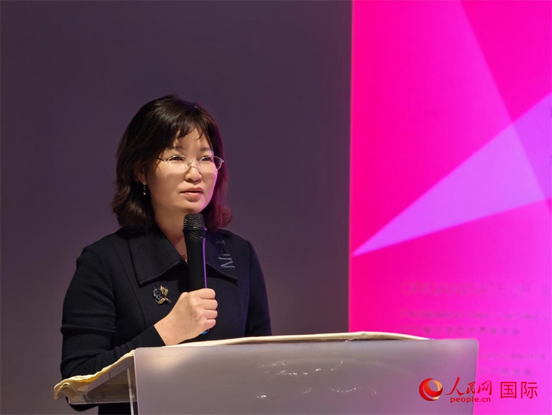 遼寧省文聯(lián)黨組書記、主席邵玉英致辭。人民網(wǎng)記者 于超凡攝