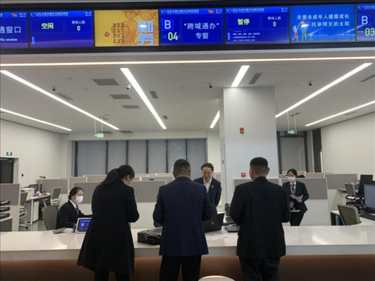 啟東市政務服務“跨域通辦”專窗。 圖片來源：江蘇南通啟東市數(shù)據局