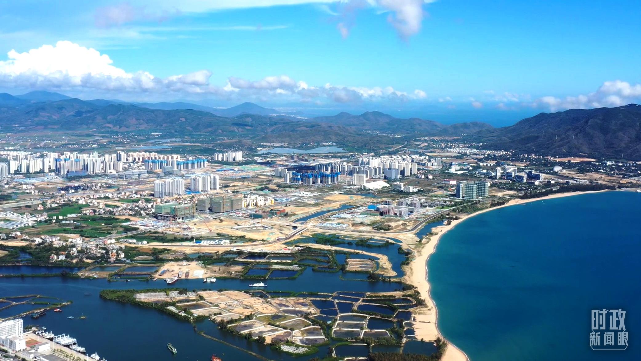 海南崖州灣科技城。（總臺記者張偉克拍攝）