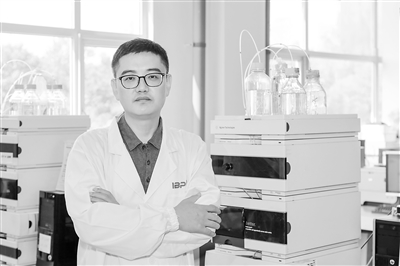 郭凱在實驗室。 受訪者供圖