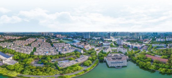成都理工大學全景航拍圖。成都理工大學供圖