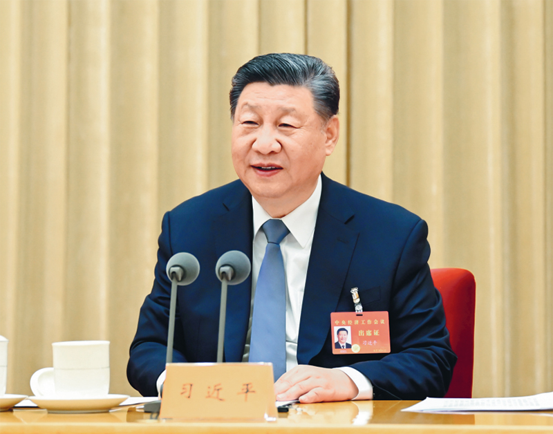2024年12月11日至12日，中央經(jīng)濟工作會議在北京舉行。中共中央總書記、國家主席、中央軍委主席習近平出席會議并發(fā)表重要講話。 新華社記者 謝環(huán)馳/攝