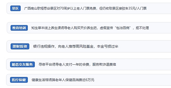 網(wǎng)友在“人民投訴”平臺(tái)反映涉銀發(fā)消費(fèi)相關(guān)糾紛。（“人民投訴”用戶投訴截圖）