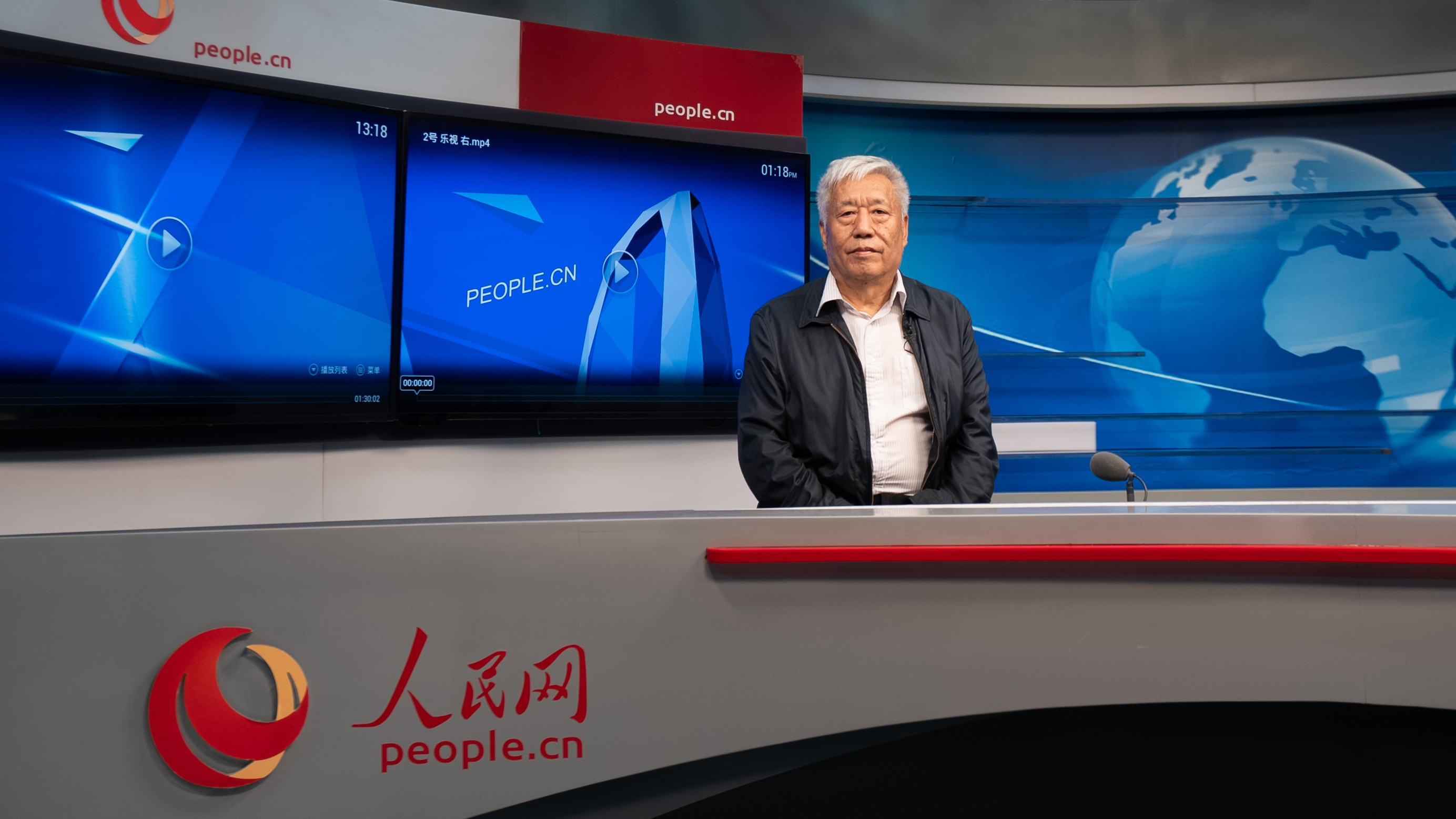 中國(guó)地震局地球物理研究所原副所長(zhǎng)、研究員高孟潭作客人民網(wǎng)。人民網(wǎng)記者 葛泰佚攝