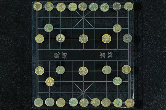 宋代中國銅象棋子。主辦方供圖