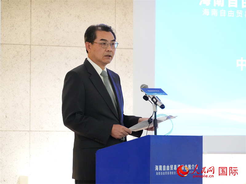 中國(guó)駐日本大使吳江浩致辭。人民網(wǎng) 許可攝