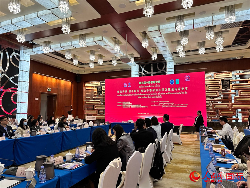 第五屆中泰智庫(kù)論壇現(xiàn)場(chǎng)。人民網(wǎng) 孫書(shū)宇攝