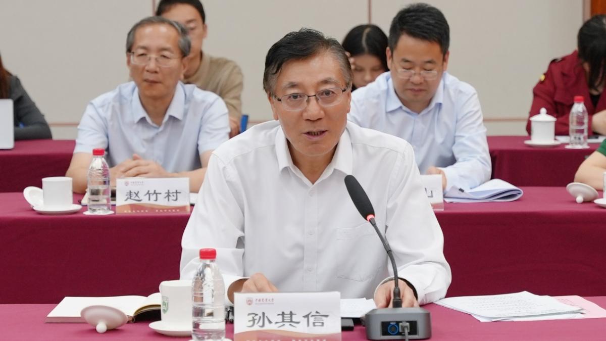 中國(guó)工程院院士、中國(guó)農(nóng)業(yè)大學(xué)校長(zhǎng)孫其信。校方供圖